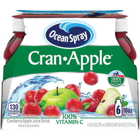 Cran Apple Juice Drink 6/10oz